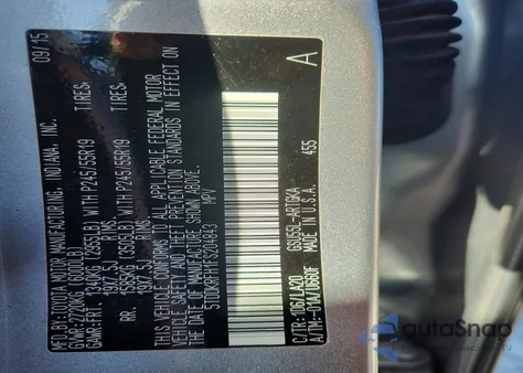 2015 Toyota Highlander Limited Platinum from USA, damaged, VIN 5TDDKRFH1FS204843